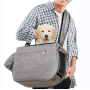 Bottom Support Pet Dog Sling Carrier Breathable Mesh Window