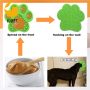 Silicone Dog Cat Pet Feeder Super Strong Suction Dog Lick Pad Durable Dog Licking Mat with Slow Feeder