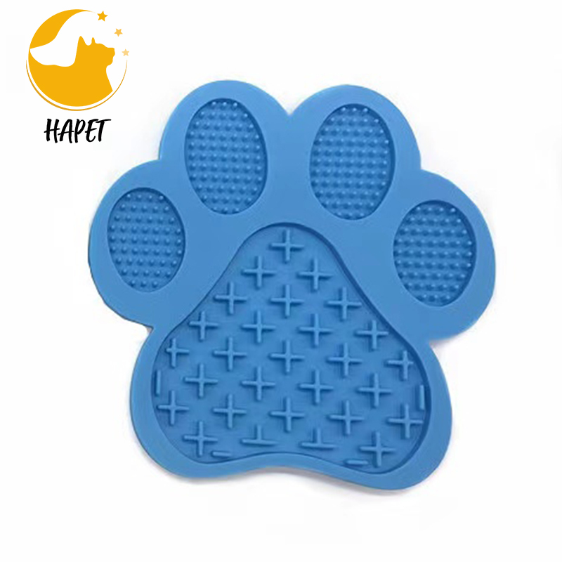 Silicone Dog Cat Pet Feeder Super Strong Suction Dog Lick Pad Durable Dog Licking Mat with Slow Feeder