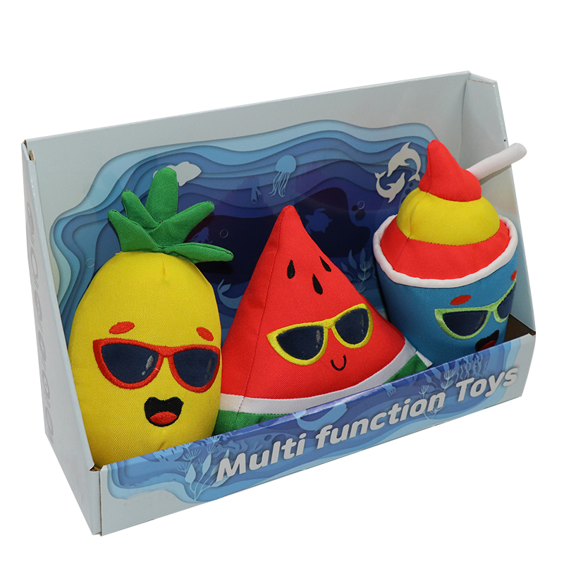 Small Breed Puppy Chew Toys - Chewing Toys for Dogs Cute Fruit Dog Chew Toys