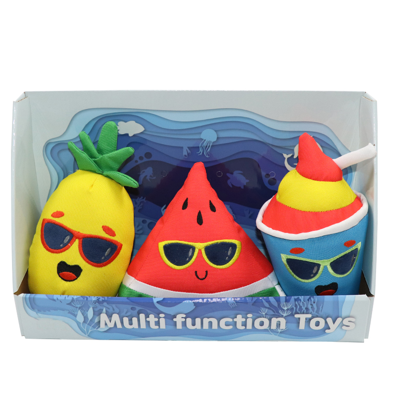 Small Breed Puppy Chew Toys - Chewing Toys for Dogs Cute Fruit Dog Chew Toys