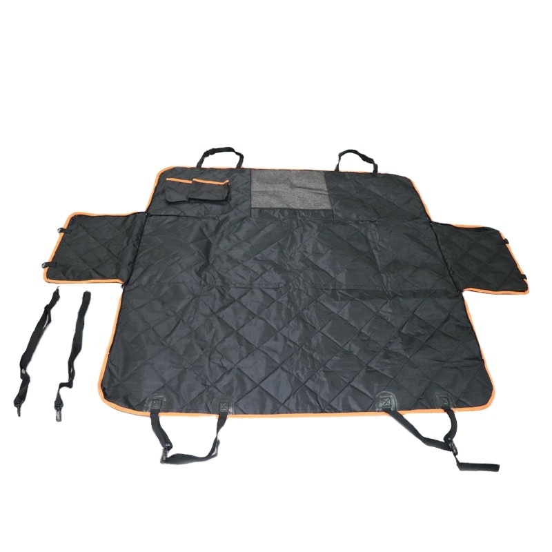 Dog Car Seat Covers with Mesh Visual Window Durable Waterproof Pet Covers For Back Seat Truck