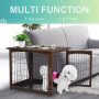 Fence Side Table Small Animal House Decorative Dog Cage Use For Indoor