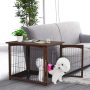 Fence Side Table Small Animal House Decorative Dog Cage Use For Indoor