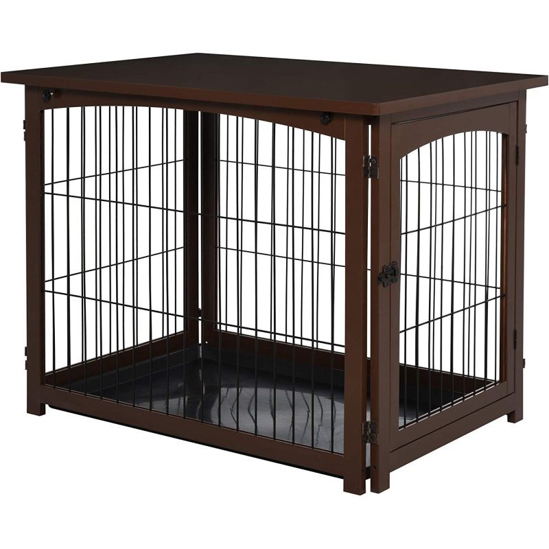 Fence Side Table Small Animal House Decorative Dog Cage Use For Indoor
