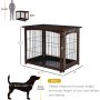 Fence Side Table Small Animal House Decorative Dog Cage Use For Indoor