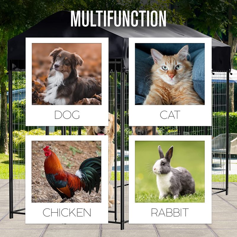 Outdoors Pavilion Pen Heavy Duty Pet Crates Large Wire Crate