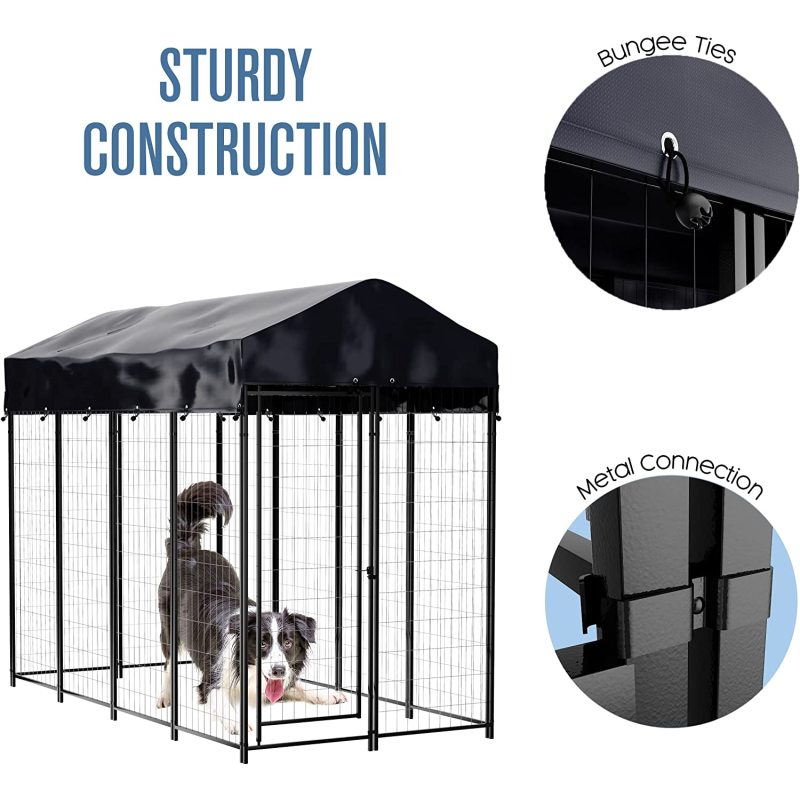 Outdoors Pavilion Pen Heavy Duty Pet Crates Large Wire Crate