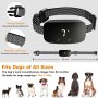 Modern Waterproof Rechargeable Bark Collar with Adjustable Sensitivity and Intensity Beep Vibration For Pets