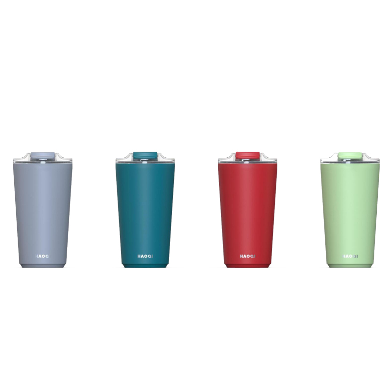 Taza de café de doble pared, vasos aislados de acero inoxidable, EE. UU., 12 onzas