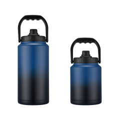 Stainless Steel Water Jug Vacuum Insulated Water Bottle for Home and Office Reusable Tumbler with Straw Leakproof Flip