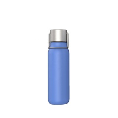 Wholesale 500ML Double Wall Vacuum Insulated Stainless Steel Water Bottle Purple Black Yellow Custom Red White Blue Metal Hot
