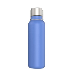 Wholesale 500ML Double Wall Vacuum Insulated Stainless Steel Water Bottle Purple Black Yellow Custom Red White Blue Metal Hot