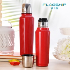 Wholesale Travelling Thermos Vacuum Flask Insulated Stainless Steel With Press Lid