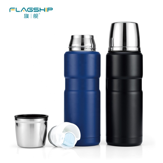 1000ML New Product Insulated Water Bottle Stainless Steel Double Wall Vacuum Flask Travel Mug With One Touch Lid
