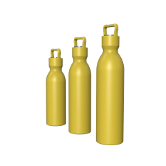 Yellow Sport GYM Insulated Double Wall Stainless Steel Water Bottle With Leak Proof Lid 500ml