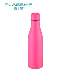 750ml Double304 Double Wall Thermal vacuum Insulated Cola Shaped 18/8 Stainless Steel Water Bottles with Custom Logo