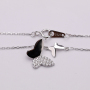 925 Sterling Silver Butterfly Micro insert Rhinestone Necklaces For Womens Gift 2021 New Style