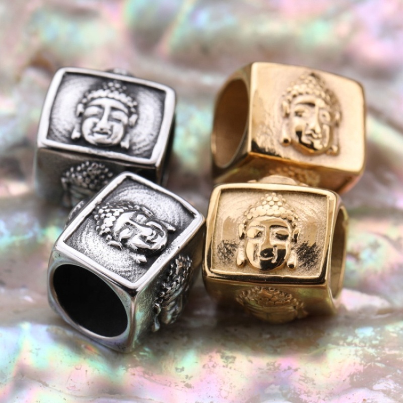 2021 New Fashion High Quality Stainless Steel Cube Beads for Jewelry Making