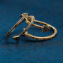 High Quality Adjustable Open Rings Gold Plated Thin Copper Arrow Rings