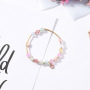 Luxury Handmade Colorful Beads Bracelet with Star Charm Jewelry Accessories Alloy Bracelets Bangles Women Birthday Gift Custom