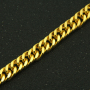24K Gold Plated Hiphop Style Polished Men Thick Cuban Link Chain Bracelet for Sale