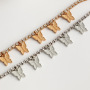 Fashion Jewelry Popular Shiny Diamond Claw Chain Foot Ornament Female Creative Crystal Chain Butterfly Pendant Anklet