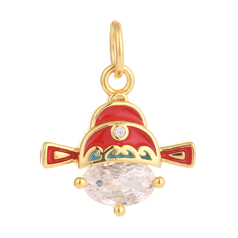 Wholesale Accessories Charms Bride Groom Wedding Flowers Wine Glasses Gold Silver Rose Gold Necklace Plating Copper Jewelry