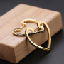 Hot Sale CZ Cubic Zirconia Earrings 18K Gold Fashion Aretes Earrings Women