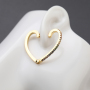 Hot Sale CZ Cubic Zirconia Earrings 18K Gold Fashion Aretes Earrings Women