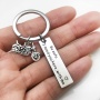 Hot Sale Customization Good Drive Safe Car Key Ring Stainless Steel Keychain for Men Gift