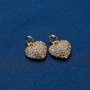 New Year's Latest Heart-Shaped Series Micro-Inlaid Single-Sided Pendant For Women