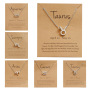 Trendy Minimalism Stainless Steel Chain Necklace 14k Gold Plated Necklace Stainless Steel Astrology Necklace