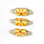 Designer Necklace Gold Brass Jewelry Enamel Heart Tube Pendants Spacer Beads Charms for Jewelry Making