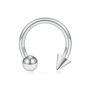 High Quality Hypoallergenic Body Jewelry Gold Plated 316 Stainless Steel Nose Hoop Rings 2021