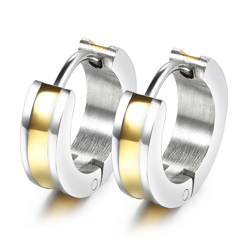 2021 luxury fashion trend custom designer stainless steel ladies jewelry women huggie hoop earring