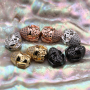 Gold/Silver/Gun Black Plated Copper Buddhas Head Beads Accessories for Jewelry Making