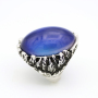 Fashion Custom Big Gemstone Crystal Stone Jewelry Color Change Magic Mood Rings for Men and Women