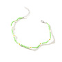 Trendy Colorful Bohemian Jewelry Handmade Woven Flower Seed Beads Necklace for Women Gift
