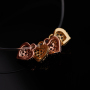 In Stock Hot-Selling Small Peach Heart Series Micro Technology Trend Ladies Pendant