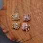 In Stock Hot-Selling Small Peach Heart Series Micro Technology Trend Ladies Pendant