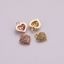 In Stock Hot-Selling Small Peach Heart Series Micro Technology Trend Ladies Pendant