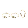 Multi CZ Micro Pave Hamsa Hand Clasp Carabiner Pendant for Necklace Bracelet Jewelry Findings 31*24*1.8MM