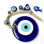 Turkish Blue Eyes Jewelry Glass Pendant Wall Decoration Evil Eyes Pendant Charms Home Office Wall Decoration Hanging