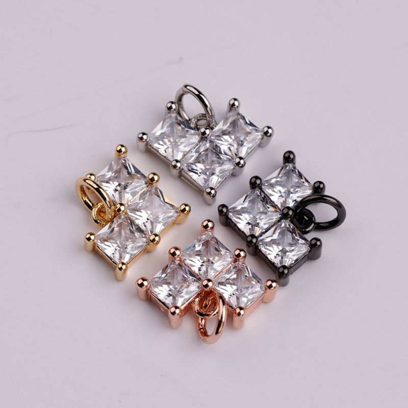 Wholesale  New Coming  Heart Series Micro Pave Shiny Pendant For Gift