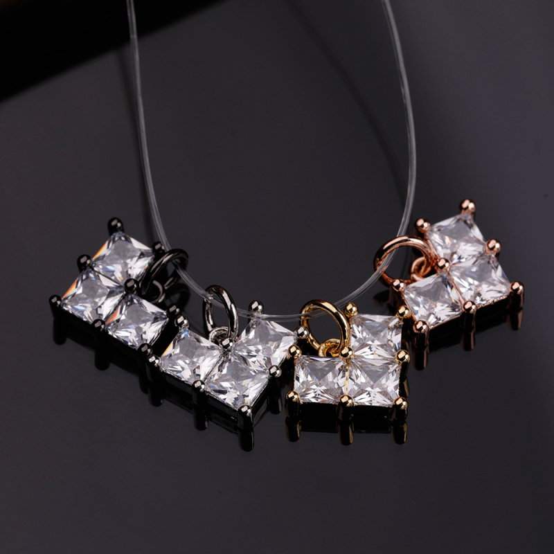 Wholesale  New Coming  Heart Series Micro Pave Shiny Pendant For Gift