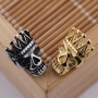 Bracelet Jewelry Making Real Gold Plated Crown Skull Charm Luxury Stainless Steel Crown Beads Charm