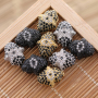 DIY Bracelet Making Accessories Lucky Hand Shape Copper Micro Pave Charm with Hole