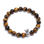 Fashion Beaded Bracelets 7 Colors Faceted Stone Lava Stone Bead Bracelet For Men Women Unisex Hot Selling Wholesale Custom