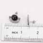 2021 Luxury Jewelry Rhodium Plated Zircon CZ Stud Earrings For Women Accessories Post Earrings for Woman